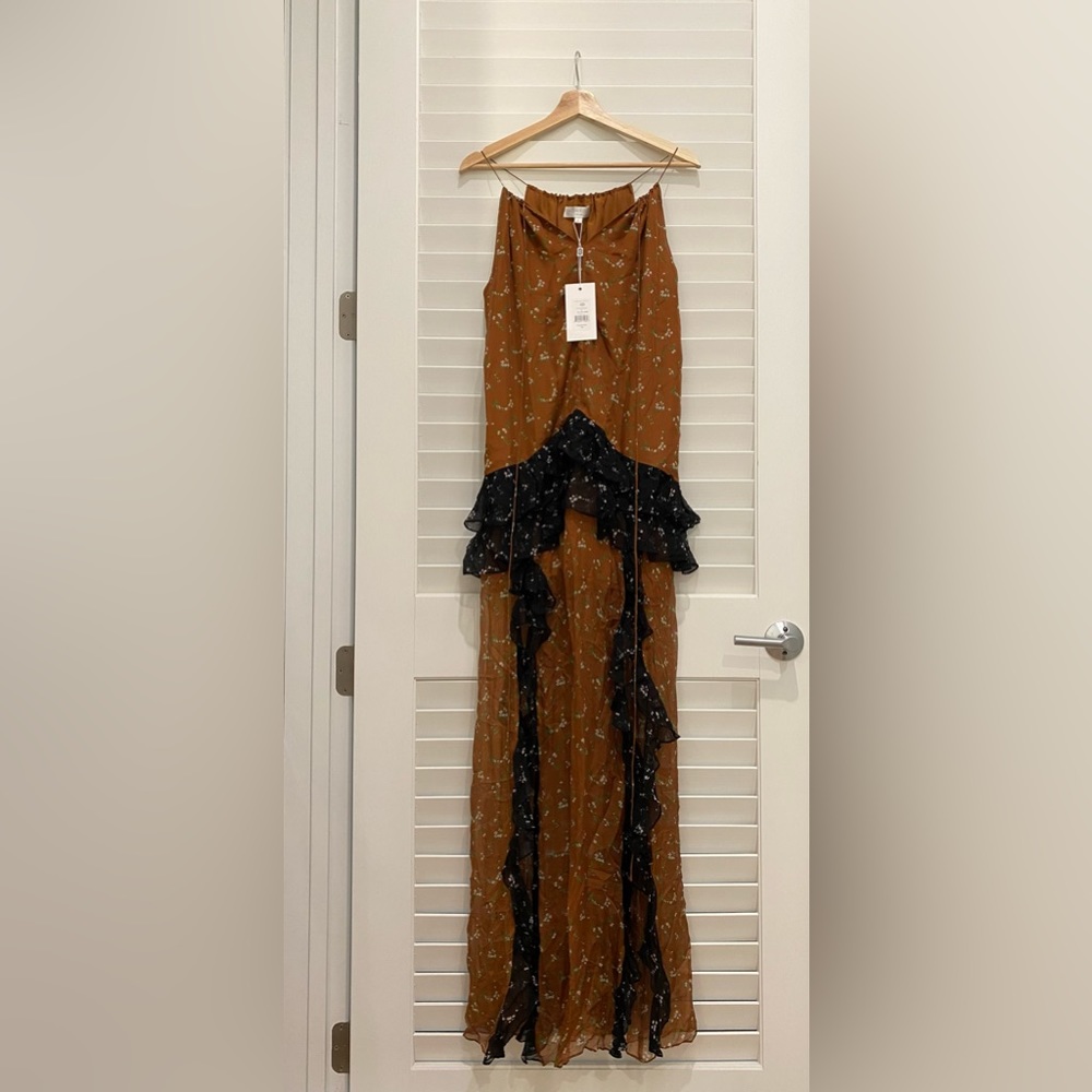 Caroline Constas Silk Dress NEW